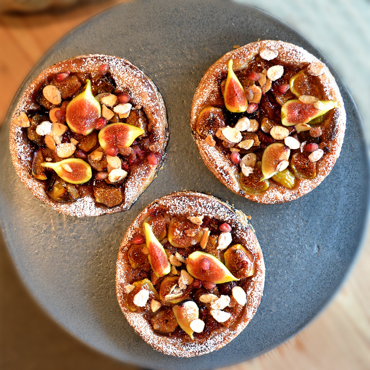 Fig-Pomegranate Galette
