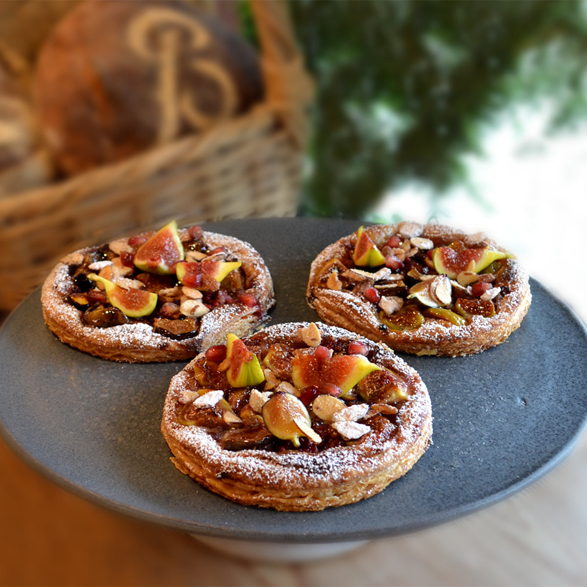 Fig-Pomegranate Galette