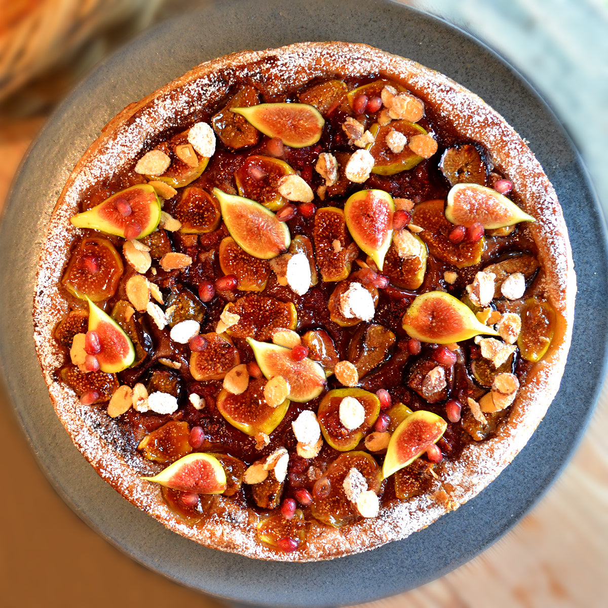 Fig-Pomegranate Galette