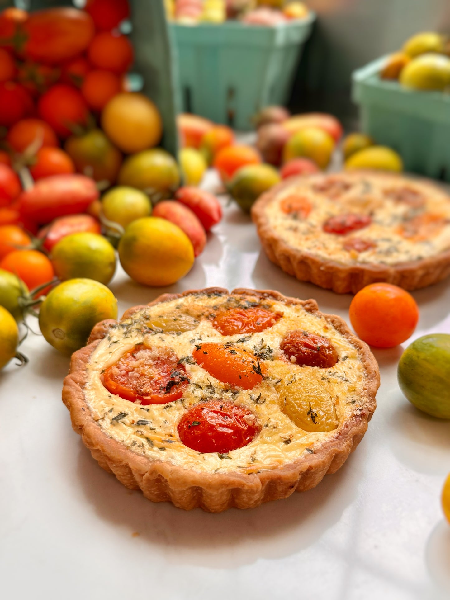 Tomato Confit & Goat Cheese Tart