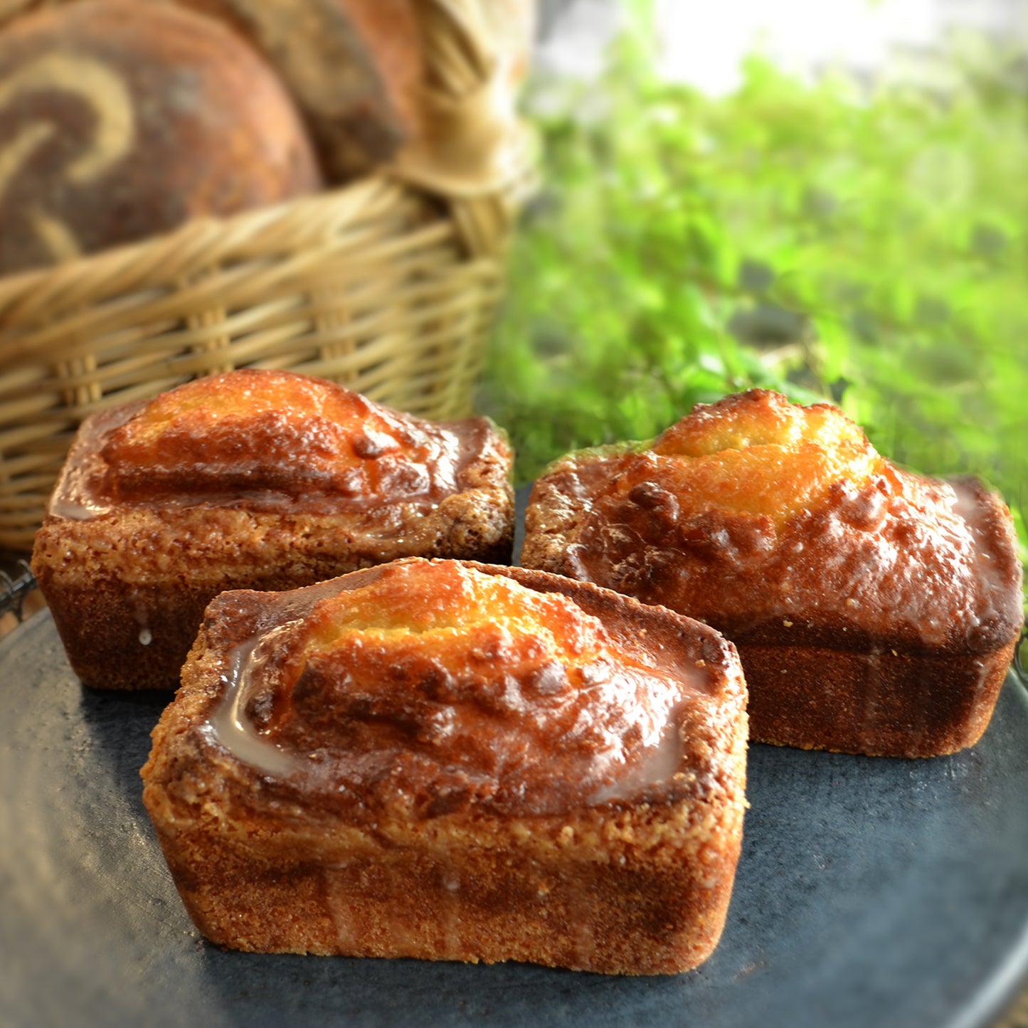 Glazed Lemon-Mascarpone Teacake