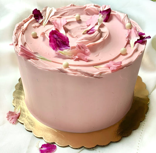 Pink Raspberry Layer Cake