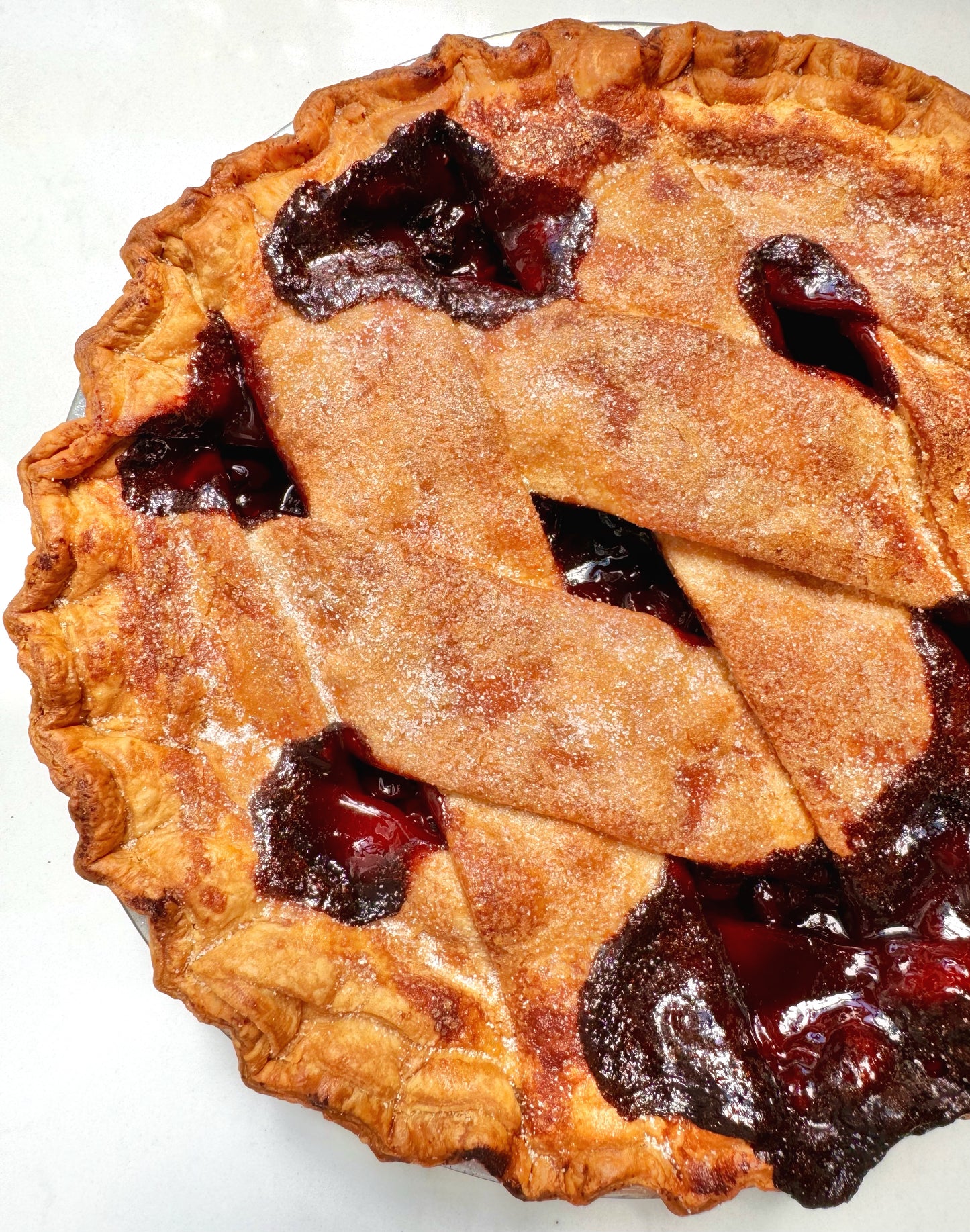Bing and Sour Cherry Pie
