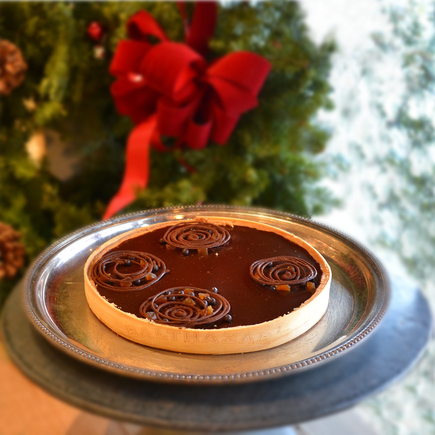 Chocolate Tangerine Tart