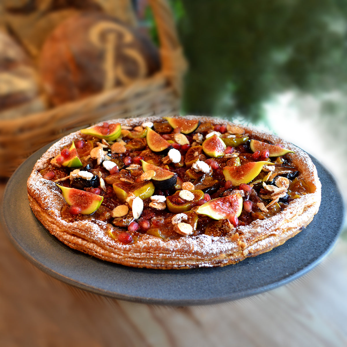 Fig-Pomegranate Galette