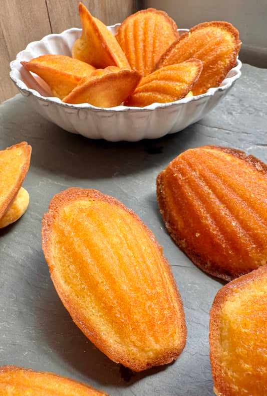 Glazed Lemon Madeleines