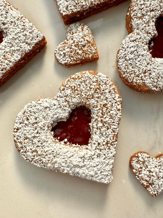 Linzer Heart Cookies