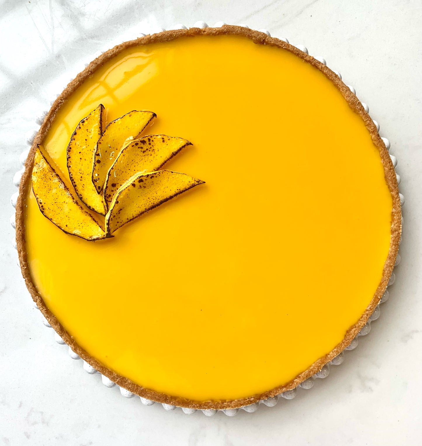 Mango-Passionfruit Tart