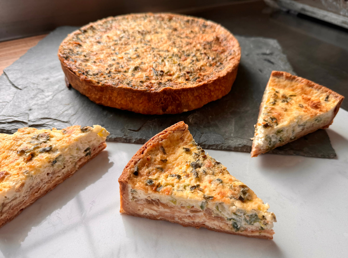 Leek & Onion Quiche