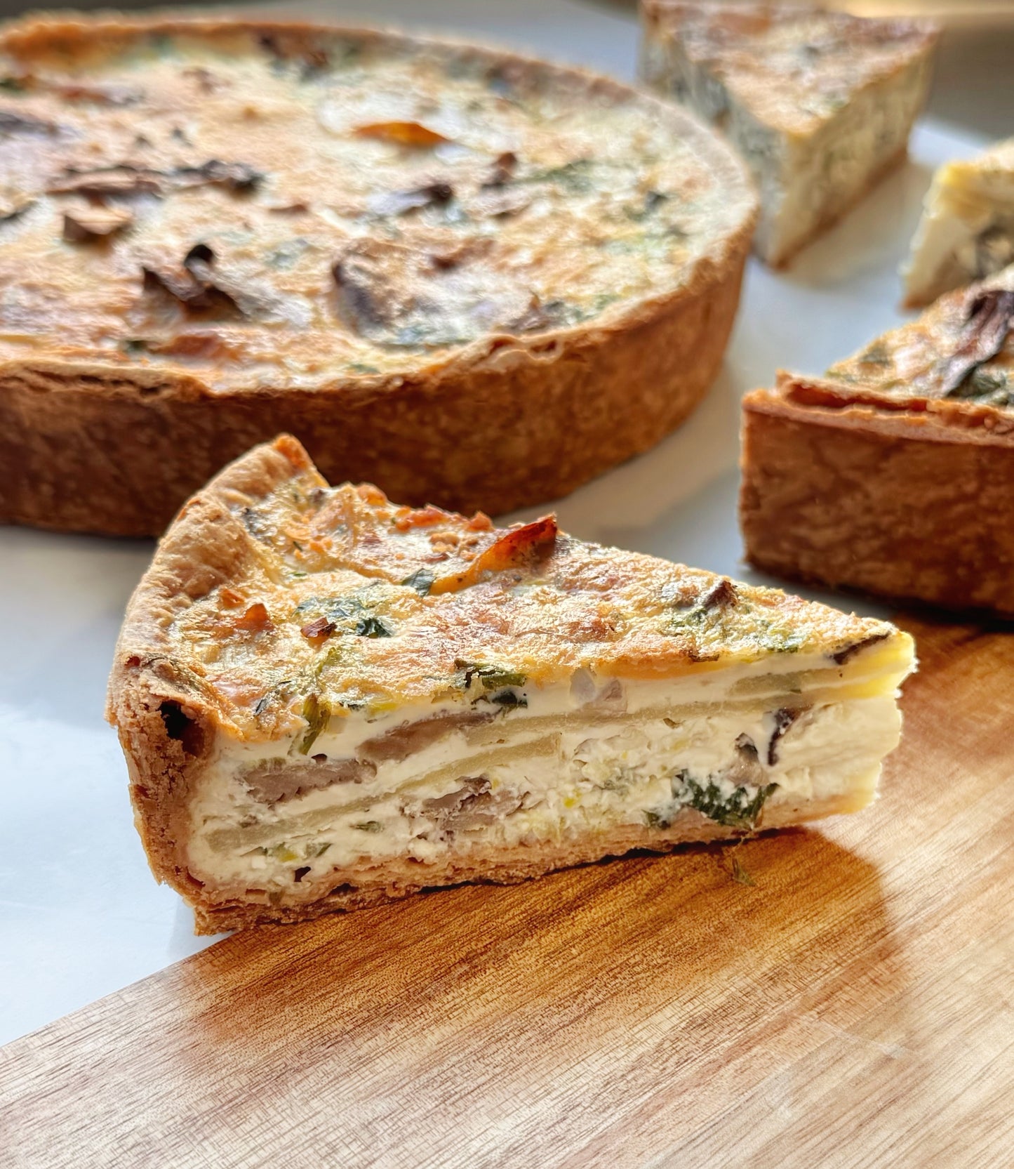 Wild Mushroom Quiche