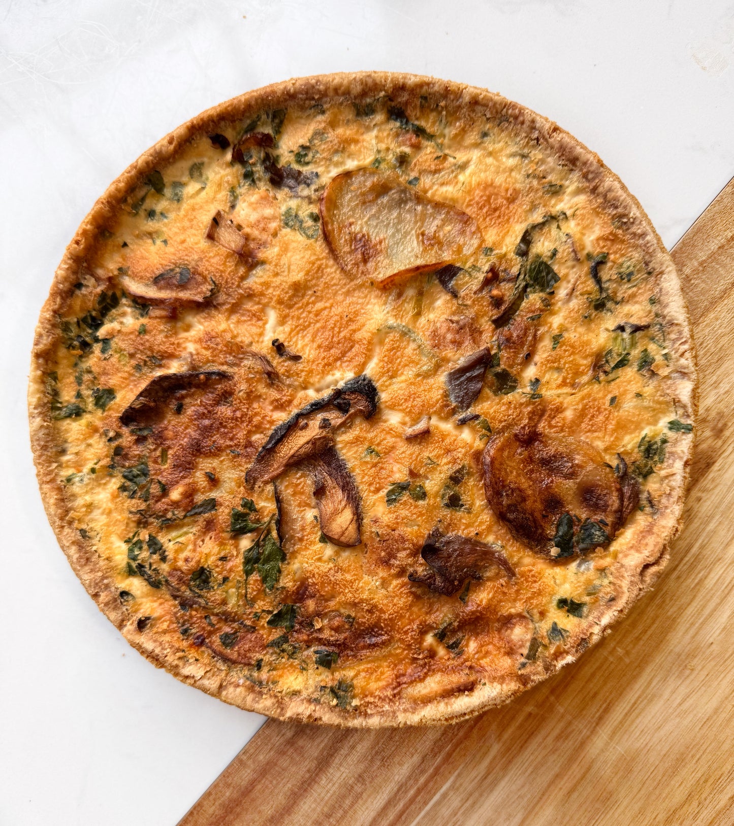 Wild Mushroom Quiche