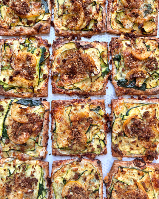 Zucchini & Preserved Lemon Pissaladiere